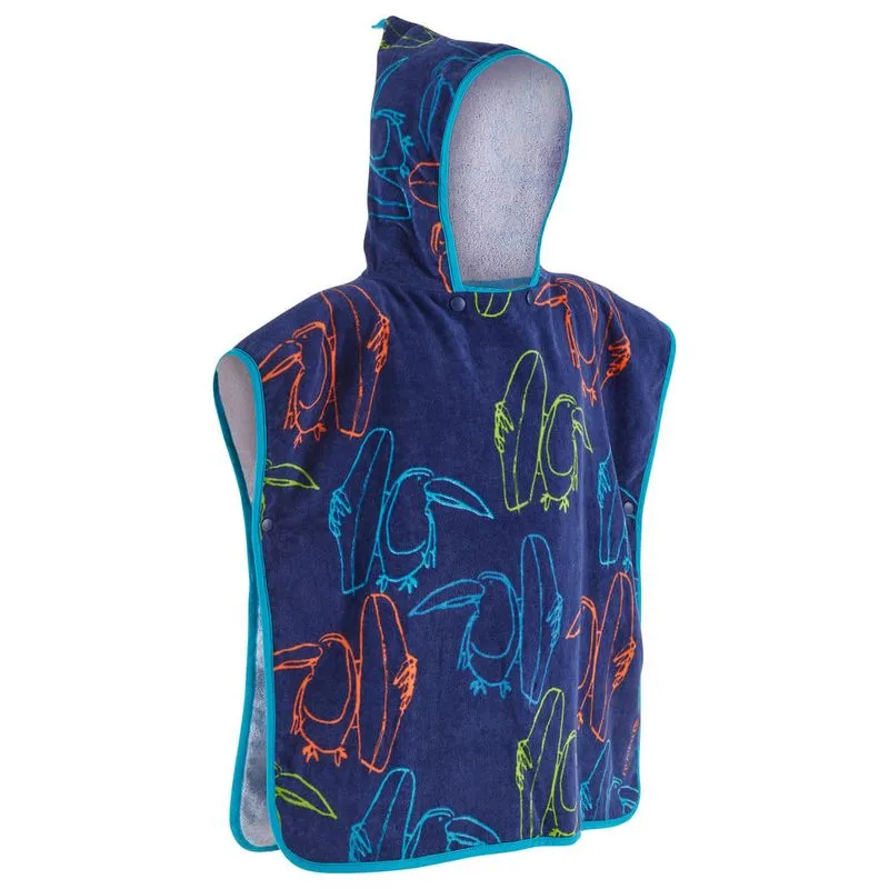 PONCHO SURF CRIANÇA 110 A 125 cm Ice Preto PON SMALL TOUCAN, NO SIZE