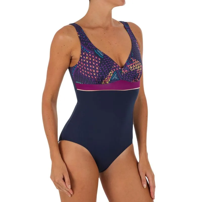 Maiô de natação kaipearl feminino Azulmarinho PA 1P 100 KAIPEARL TRIKI E UK 10 - EU 38