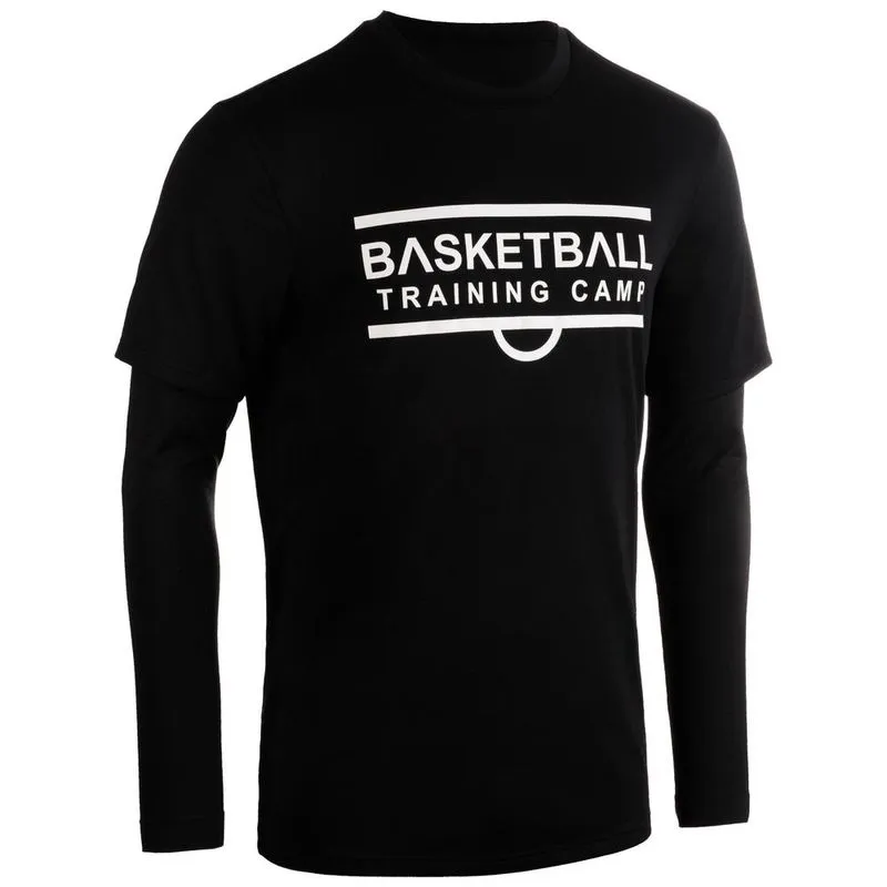 Camiseta de Basquete Adulto Manga Longa TS900 Camiseta basquete TS900 adulto