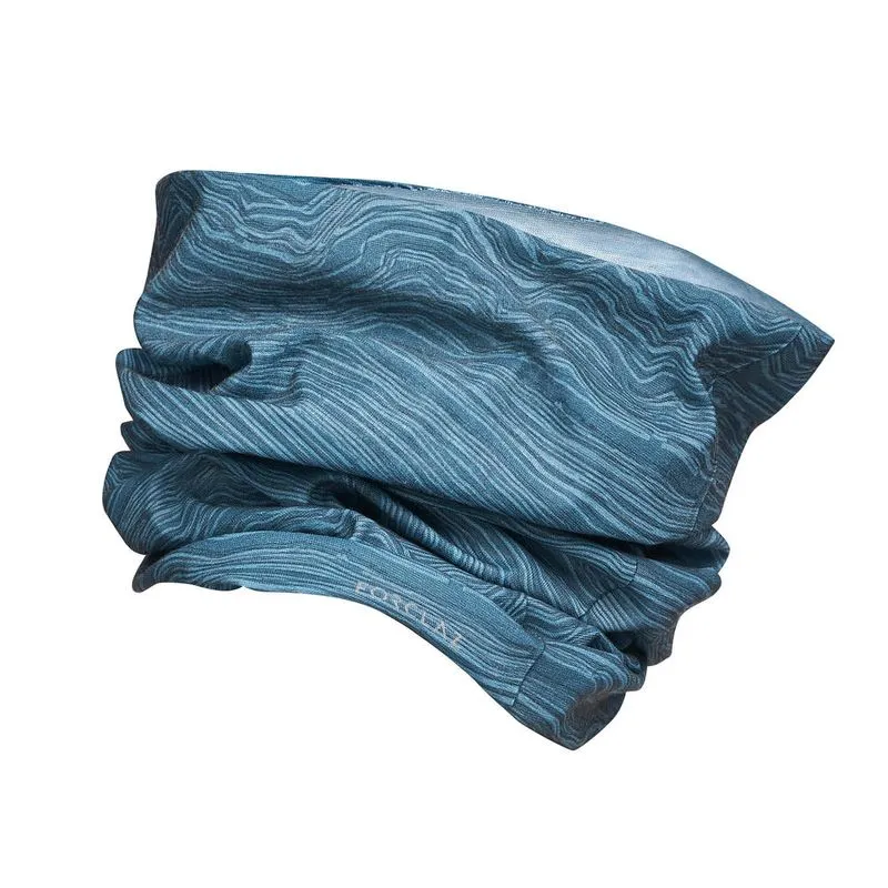 Bandana MULTIPOSIÇÕES PARA FRIO Azul Bandana tubular de trekking Trek100, azul, ÚNICO
