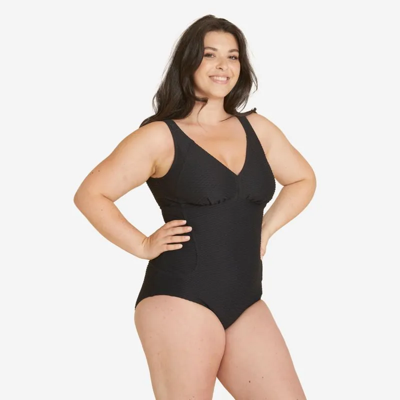 Maiô Modelador Feminino de Natação Kaipearl New Nabaiji Preto - 52