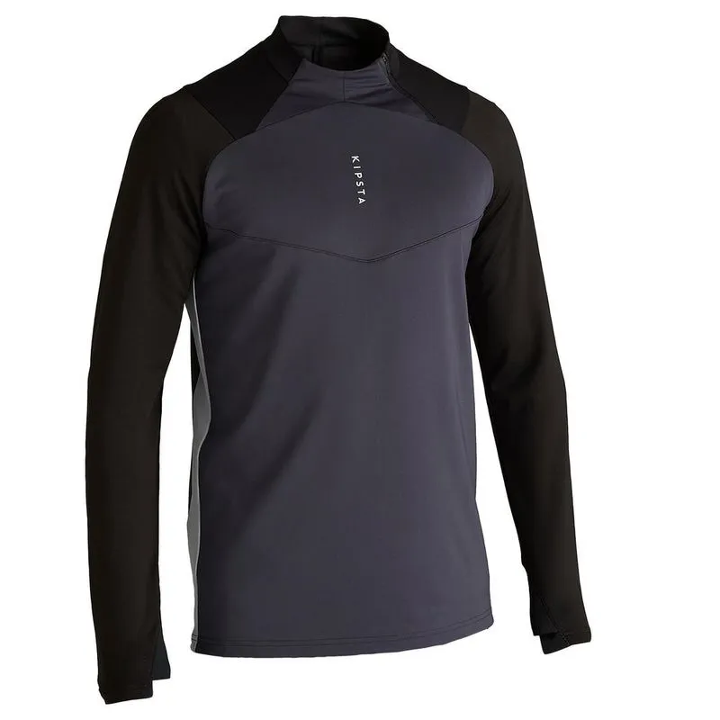 Blusa Masculina de Futebol T500 Casaco com zipper F500