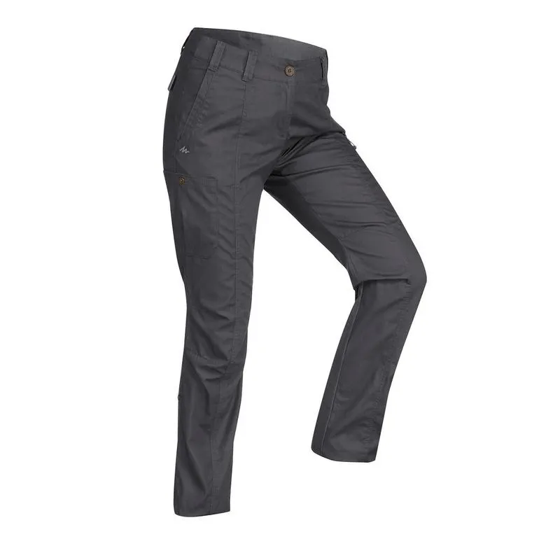 Calça Feminina de Trekking Travel100 Preto - 44