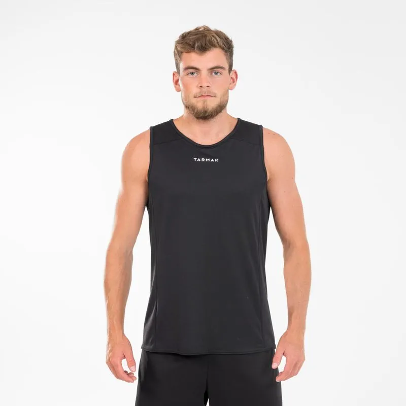 Maillot de basketball sans manche adulte - t100 noir, 3G