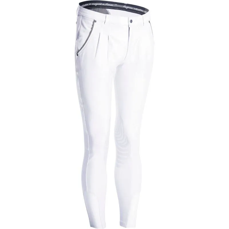 Culote Hipismo Competição Masculino Grip 560 Fouganza Branco - 40