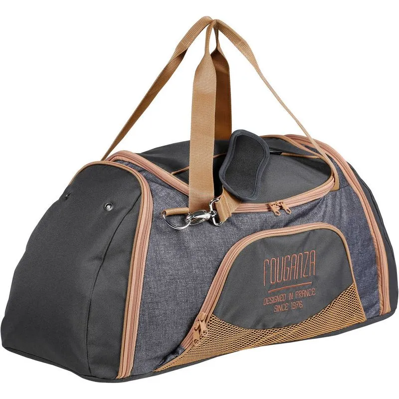 Bolsa para Transporte de Material hipismo 55 L FOUGANZA NEW DUFFLE 55L CHINÉ/CAMEL, .