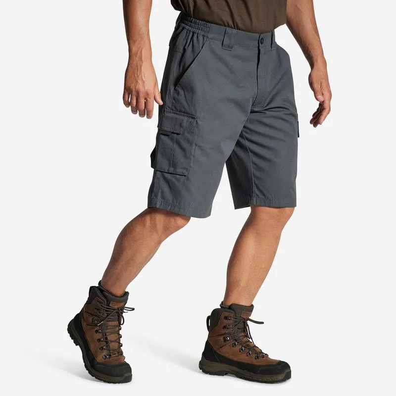 Bermuda Masculina Natureza 500 Solognac Cinza - GG