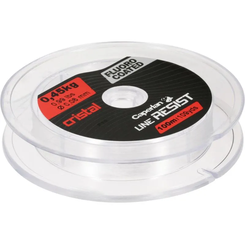 Linha de Pesca Resist Cristal 100m Caperlan LINE RESIST CRISTAL 100 M, 14/100