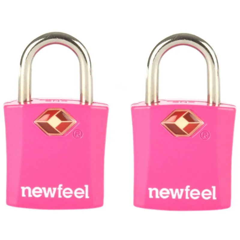 Cadeado com chave (conjunto de 2) NEWFEEL KEY LOCK X2 FLUO PINK, .
