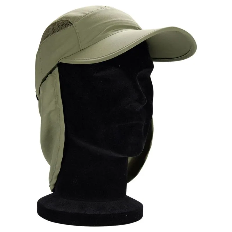 Boné de pescador 500 Caperlan FISHING CAP-5 DARK IVY GREEN, .