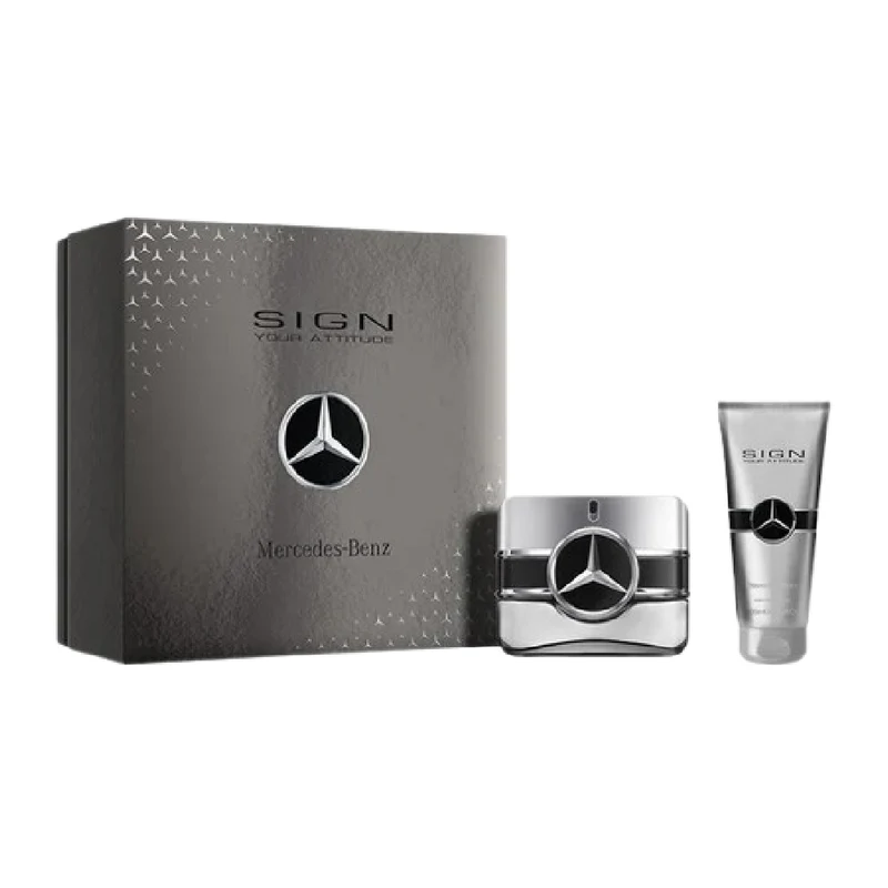MERCEDEZ BENZ SIGN YOUR ATTITIDE FOR MEN 2PC GIFT SET