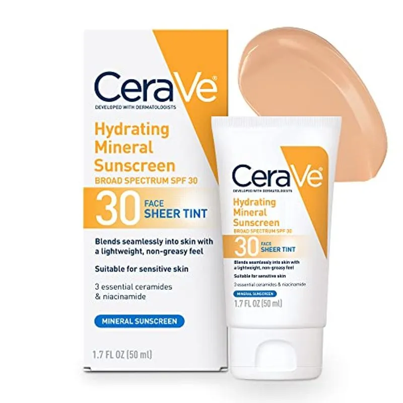 Cerave Protetor Solar Colorido Com Fps 30 Mineral Hidratante Su