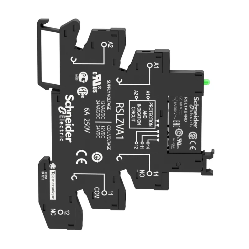 Relé De Interface Slim 6A 1Naf LED 230Vca/Cc RSL1PVPU Schneider