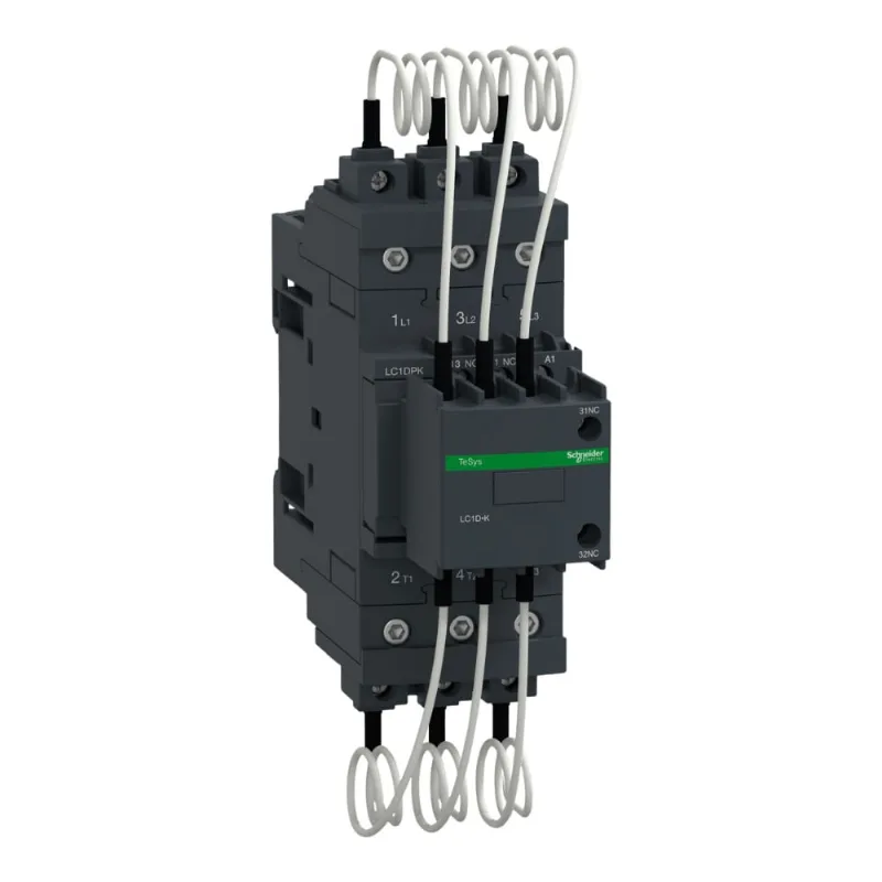 Contator p/ Comutação De Banco De Capacitores 220Vca 30Kvar/400V LC1DPKM7 - Schneider