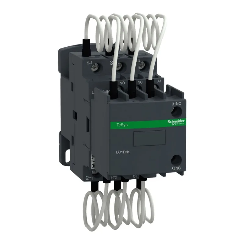 Contator p/ Comutação De Banco De Capacitores 220VCA 25KVAR/400V LC1DMKM7 - Schneider