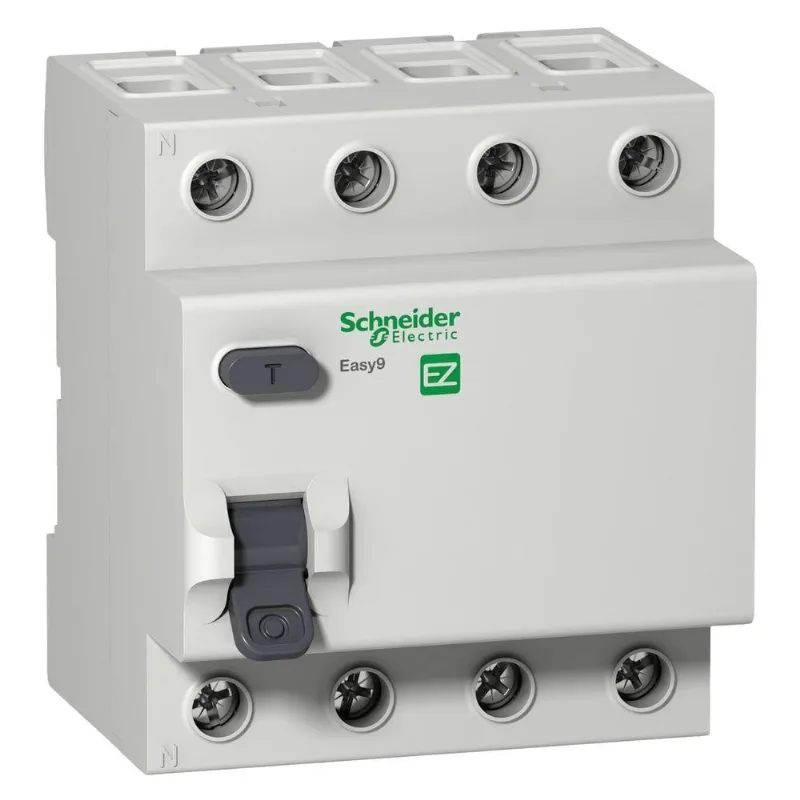 Disjuntor de Corrente Residual EZ9R33440 40A 30mA 400V Bivolt Schneider Electric
