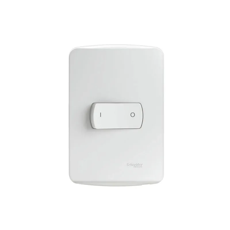 Conjunto Montado Interruptor Bipolar Paralelo 10A S3B62430 Branco Miluz Schneider