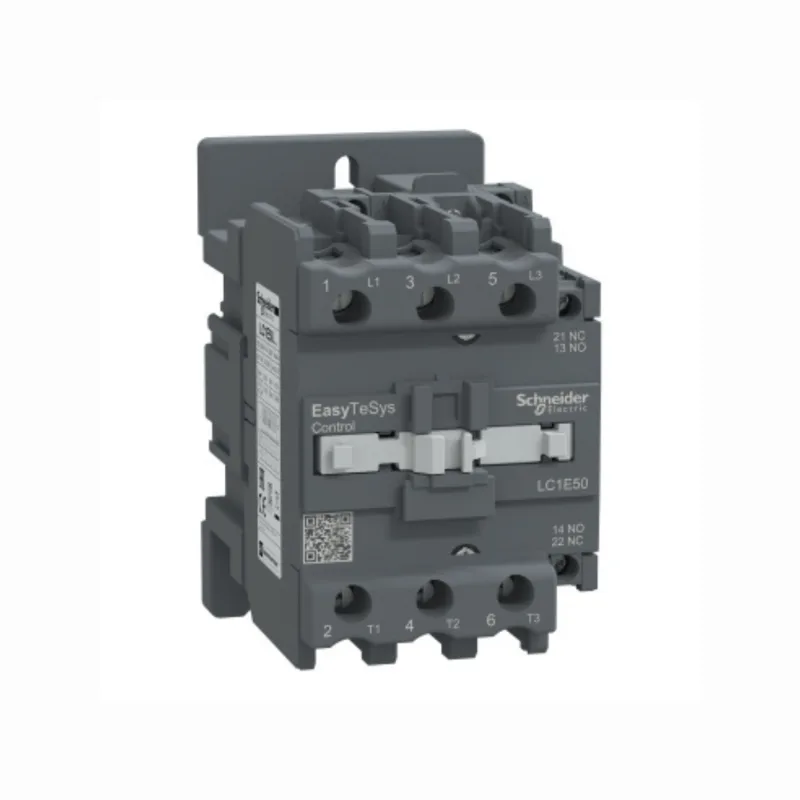 Contator 3P 50A 24V 50/60Hz 1Na E 1Nf Lc1-E50B7 Schneider Contator de Potência Tripolar 50A 24Vca 50/60Hz 1NA+1NF EasyPact LC1E50B7 Schneider Electric