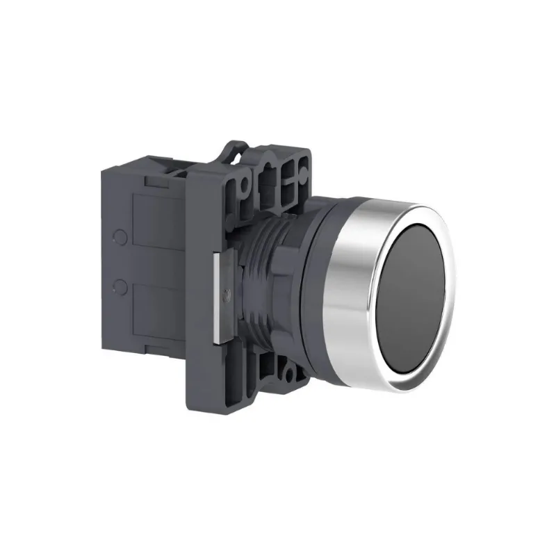 Botão 22Mm 1Na Preto Impulsão Xa2Ea21 Plástico Schneider