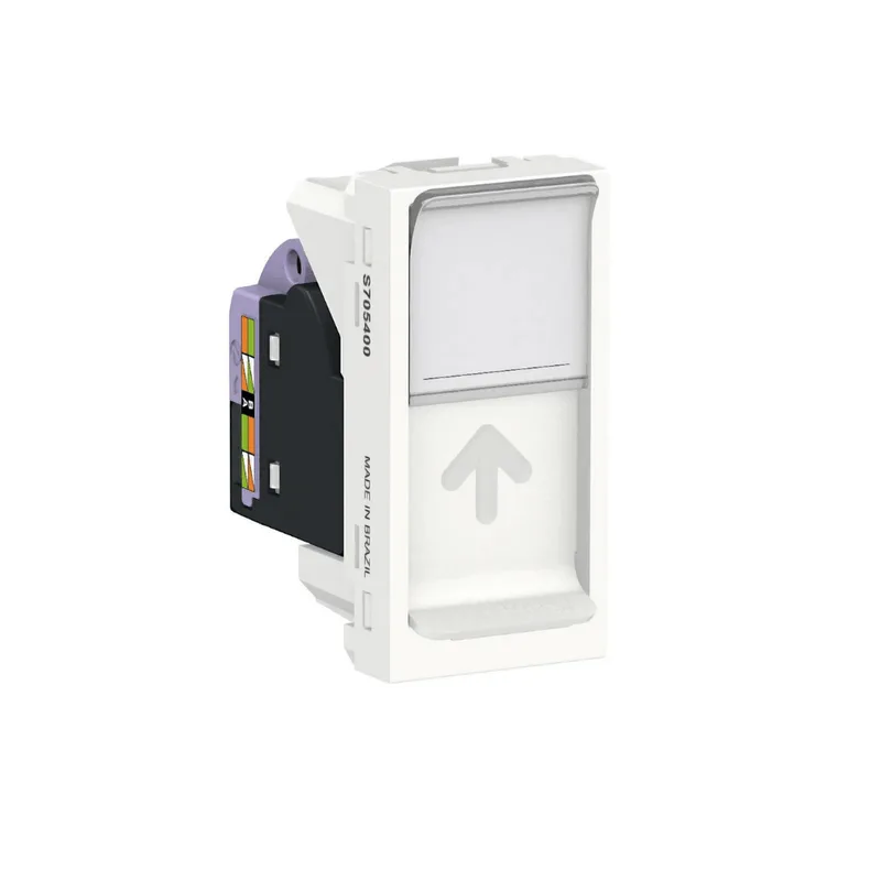 Módulo Tomada Informática Rj45 Cat6 S70540104 Branco 1 Módulo Orion Schneider