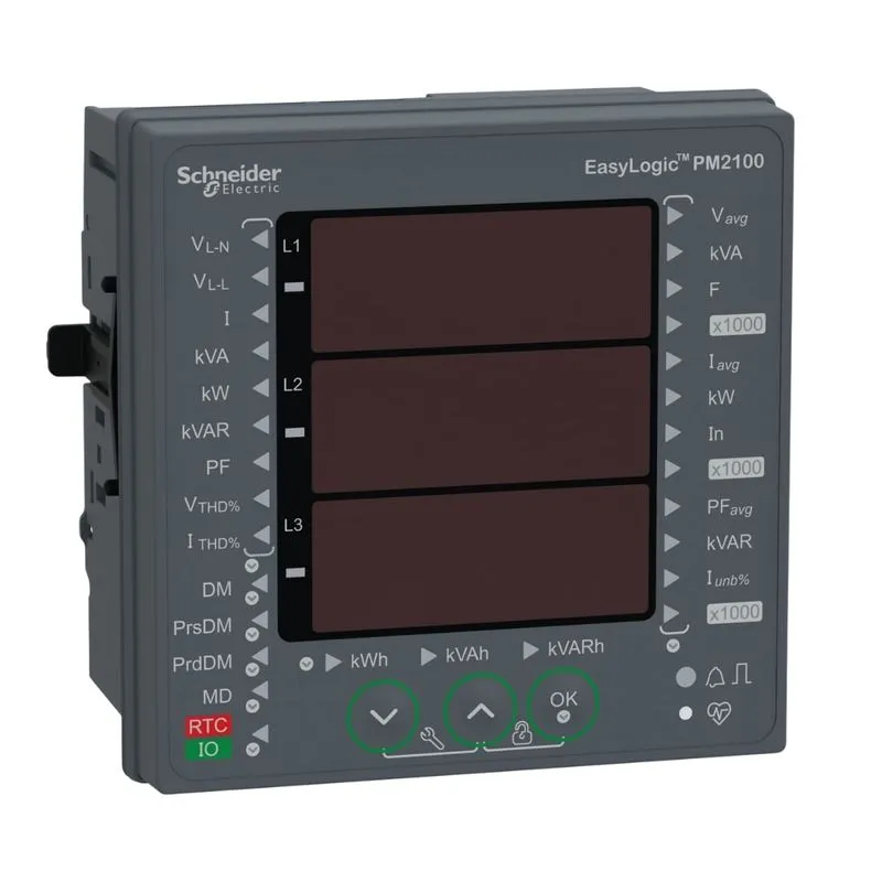 Multimedidor Easylogic Vafpe 31Th Cl0.5S Led Metsepm2130 Schneider
