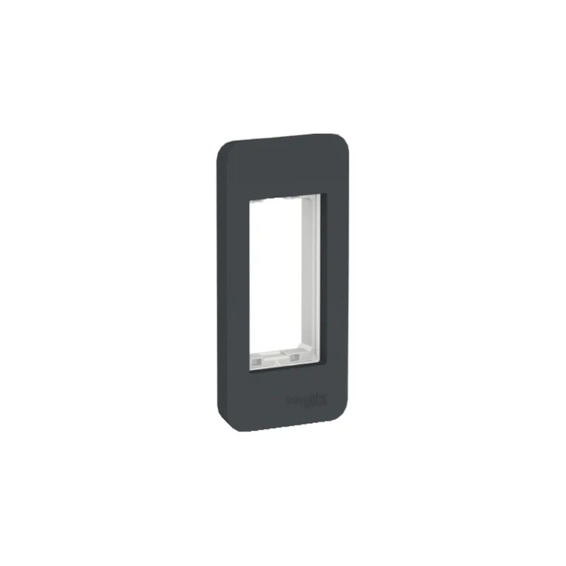Placa Suporte S731001094 Grafite 1 Módulo Para Divisória Orion Schneider