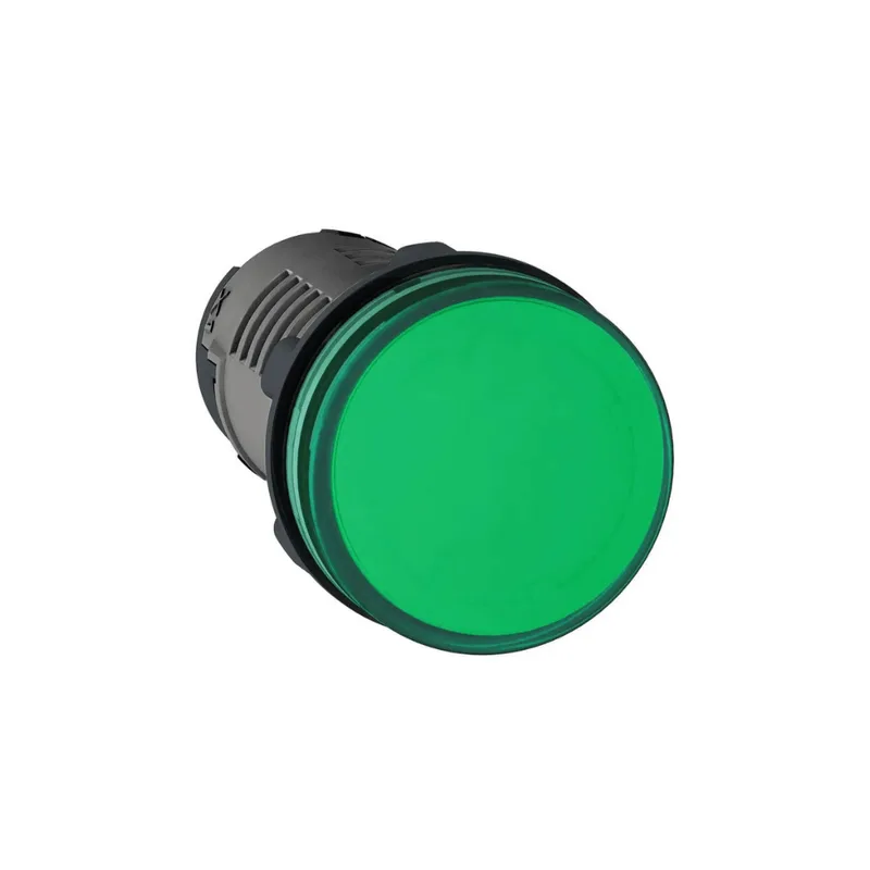 Sinaleiro Redondo 22Mm Monobloco Led 24V Verde Xa2Evb3Lc Plástico Schneider