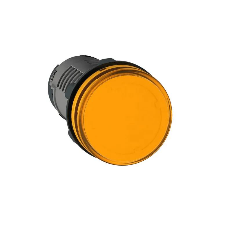 Sinaleiro Redondo 22Mm Monobloco Led 24V Amarelo Xa2Evb5Lc Plástico Schneider
