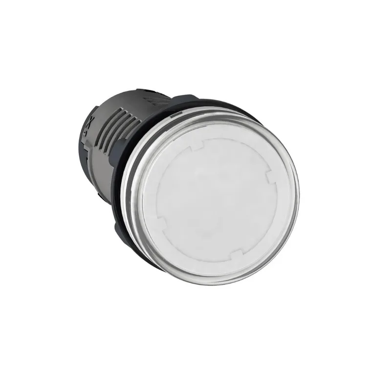 Sinaleiro Redondo 22Mm Monobloco Led Branco Xa2Evm1Lc Plástico Schneider 220V