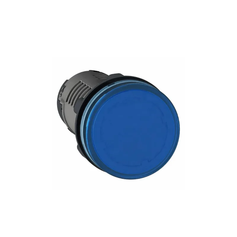 Sinaleiro Redondo 22Mm Monobloco Led Azul Xa2Evm6Lc Plástico Schneider 220V