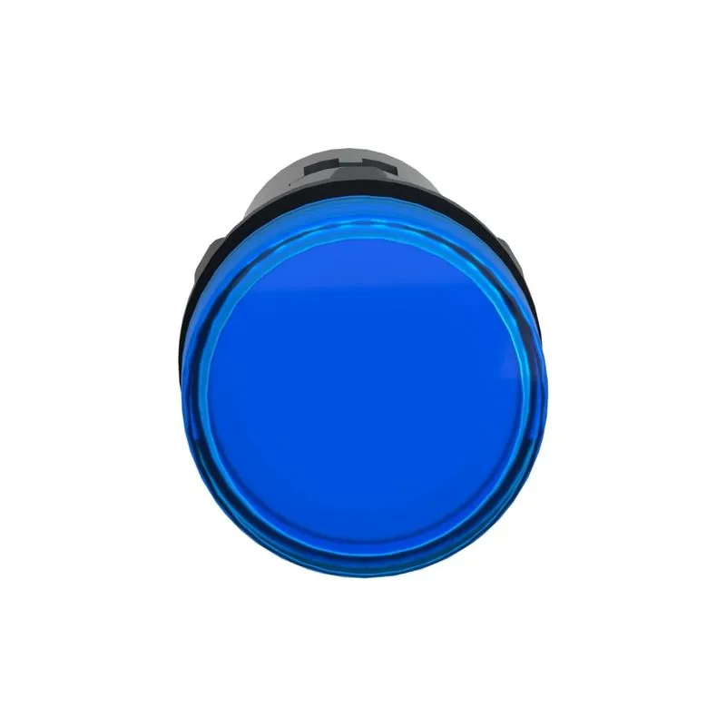 Sinaleiro Redondo 22Mm Monobloco Led 110V/Cc Azul Plástico Xa2Evf6Lc Schneider