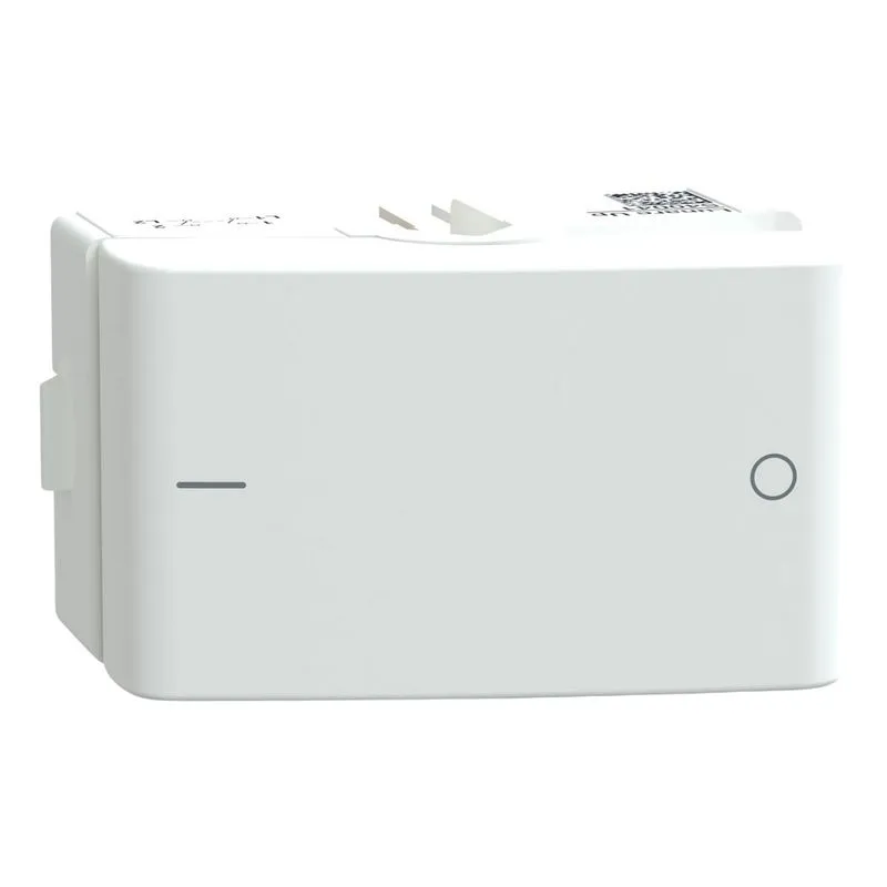 Módulo Interruptor Bipolar Simples 25A S400417 Branco Fosco Lunare Up Schneider