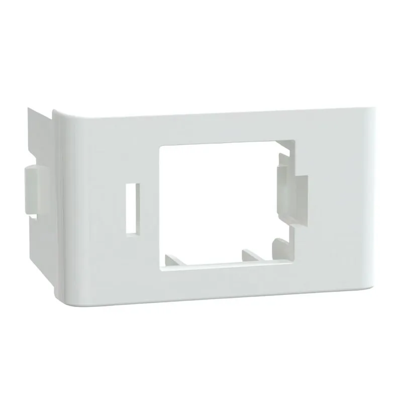 Módulo Adaptador Conector Rj45 Keystone Branco Brilhante S404300 Lunare Up Schneider