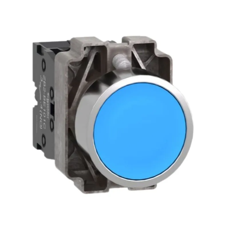Botão 22Mm Metálico Azul 1Na Impulso Xb2Ba61C Schneider