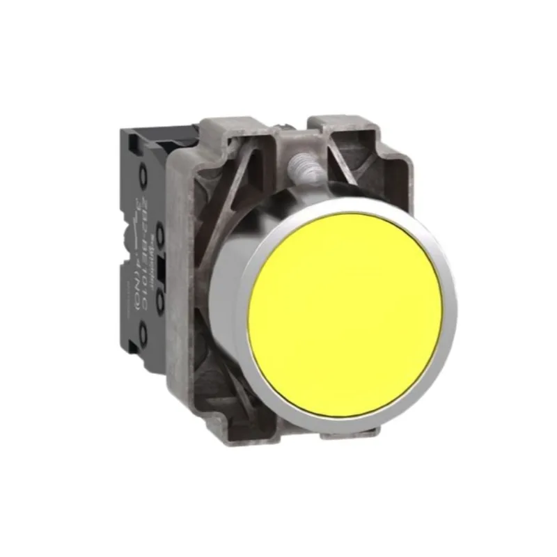 Botão 22Mm Metálico Amarelo 1Na Impulso Xb2Ba51C Schneider