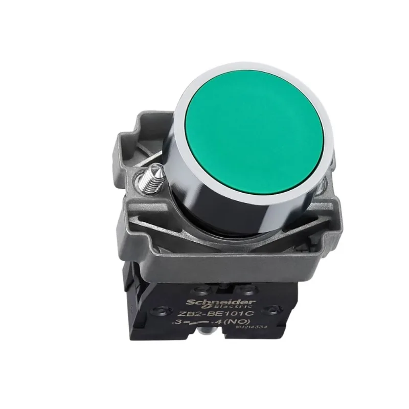 Botão 22Mm Metal Verde 1Na Impulsão Xb2Ba31C Schneider