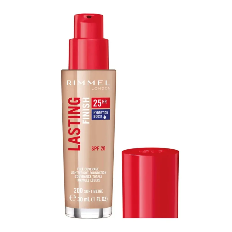 Base de Maquillaje Rimmel Lasting Finish 100 Ivory Spf 20 x 30 ml Base de Maquillaje Rimmel Lasting Finish Spf 20 x 30 ml