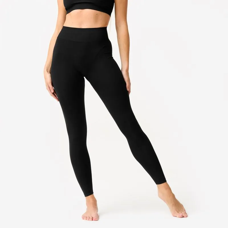 Legging Feminina de Dança Seamless Dmw Domyos Preta - M