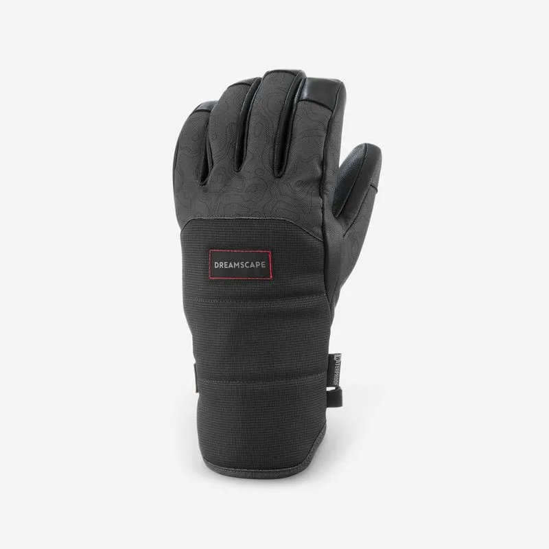 Luvas Adulto de Snowboard SNB500 Protect Dreamscape Preta - 3G
