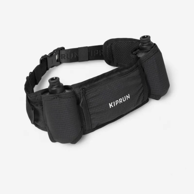 Cinto de Corrida de Hidratação 500 Kiprun Preto - TAMANHO ÚNICO