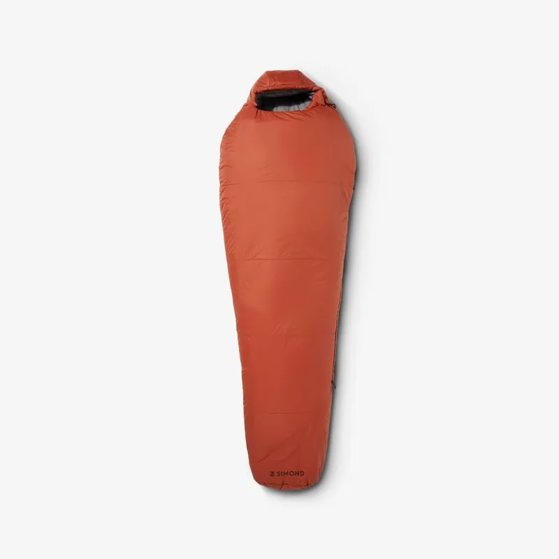 Saco de Dormir Adulto de Trekking MT500 -5°C Simond Laranja Saco de dormir Trekking - MT500 -5°C - Sintético, GG