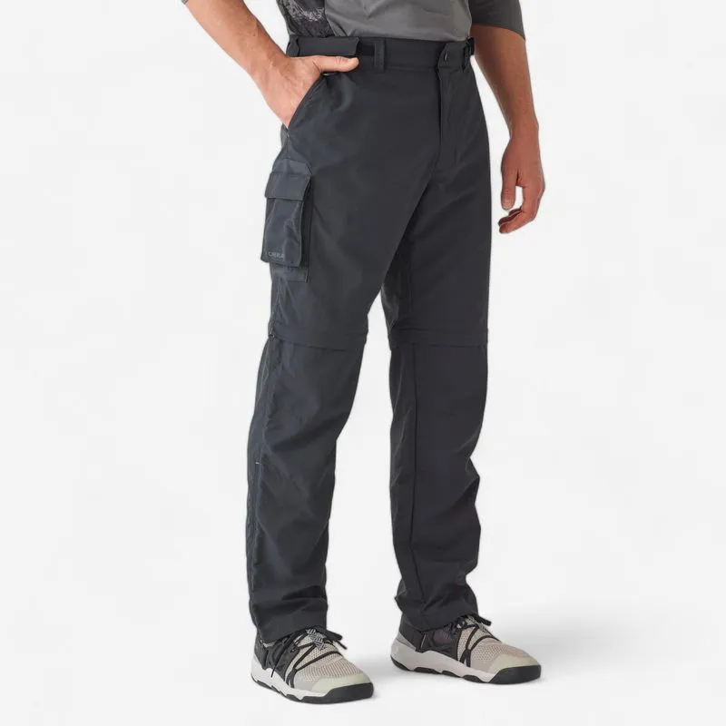 Calça Masculina de Pesca com Proteção UPF50+ FT 500 Caperlan Cinza, GG
