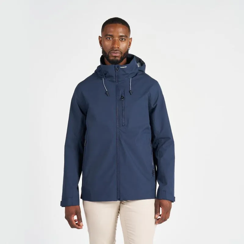 Jaqueta Masculina Impermeável de Vela Sailing 300 Tribord Azul Marinho - P