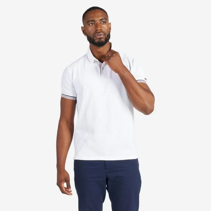 Polo Masculina de Mergulho Tribord Neve Branco, 3G