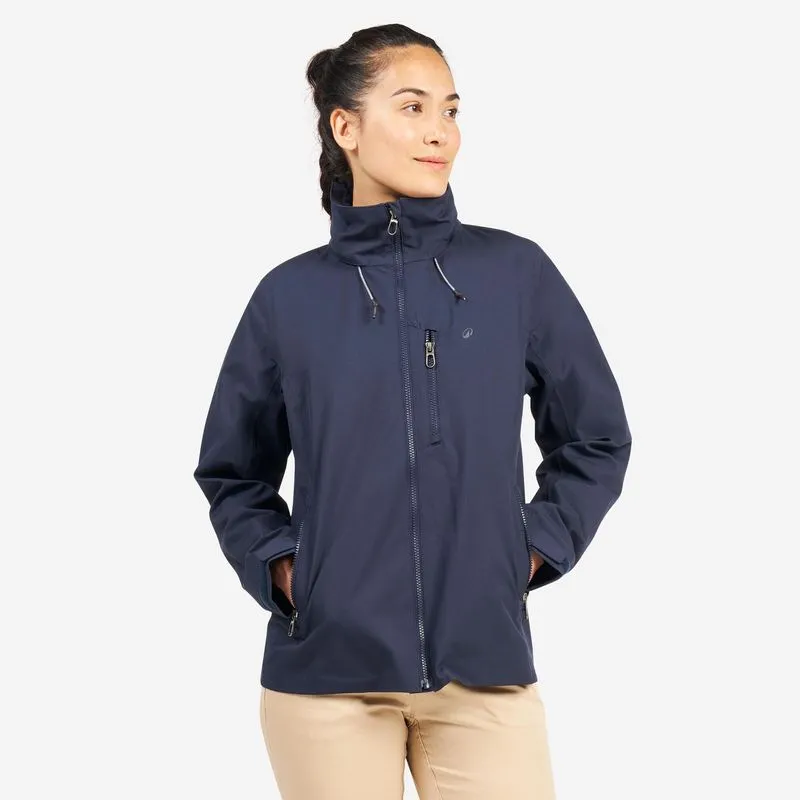 Jaqueta Feminina de Vela Sailing 300 Corta Vento Impermeável Decathlon Azul Casaco Corta-Vento Impermeável Feminino de Barco a Vela Sailing 300, XL