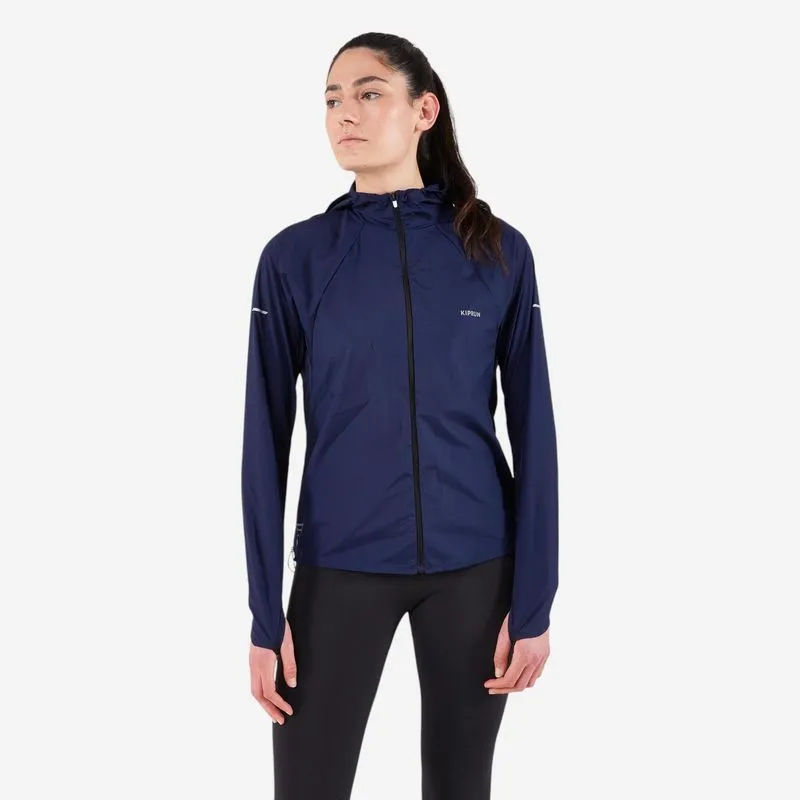 Jaqueta Femininina de Corrida Corta Vento Kiprun Azul - 38 BR