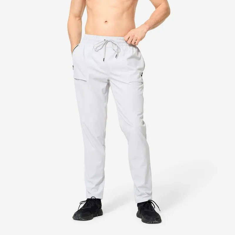 Calça Masculina de Treino 500 Domyos Cinza, G