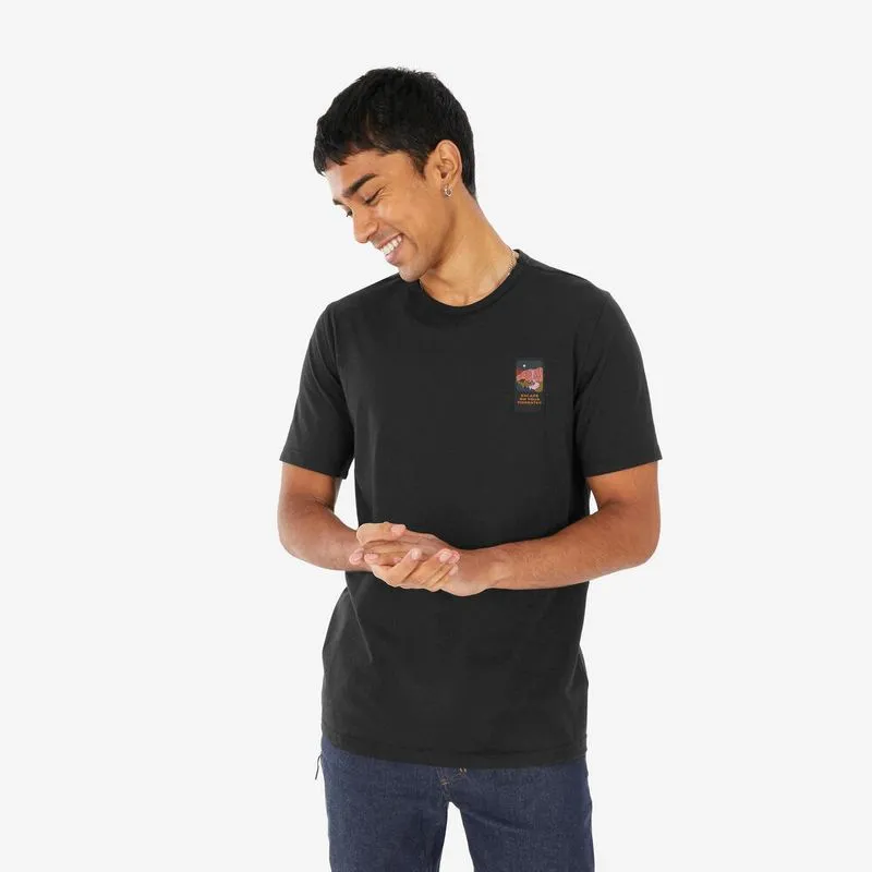 Camiseta Masculina Trilha NH100 Quechua Preto, M