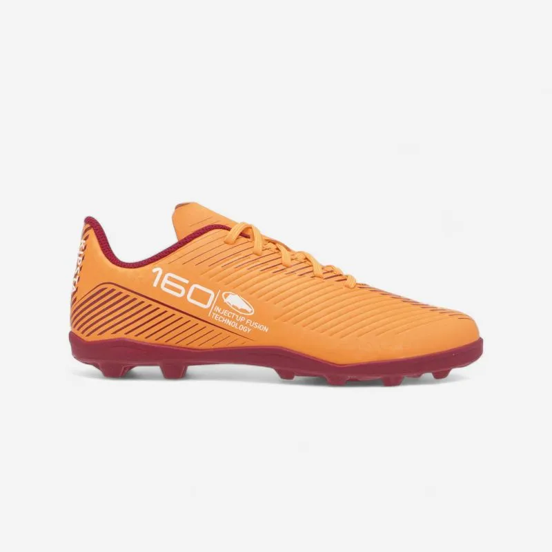 Chuteira Infantil de Futebol de Campo Ag/fg 160 Kipsta Laranja , 35 BR