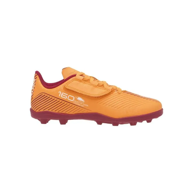 Chuteira Infantil Futebol de Campo 160 Easy Ag/fg Kipsta Laranja, 31 BR